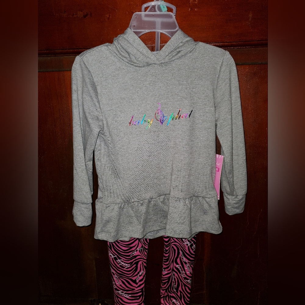 NWT Baby Phat Girls 2-pc Hoodie Set Size 2T